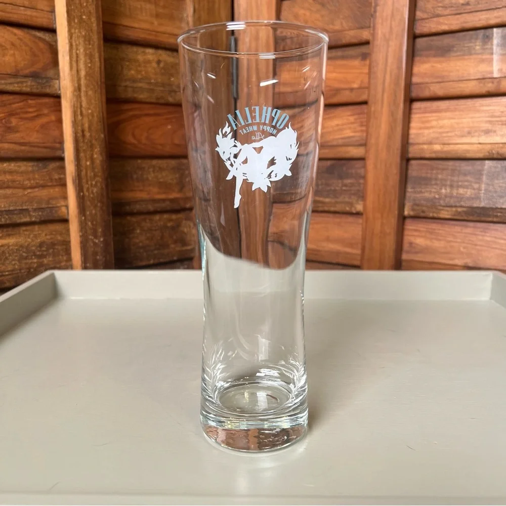 Ophelia Hoppy Wheat Ale Glass - Colorado Breckenridge brewery